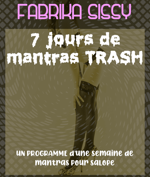 Image du pack de sissy trainer pour sissyslut 7 jours de Mantras trash